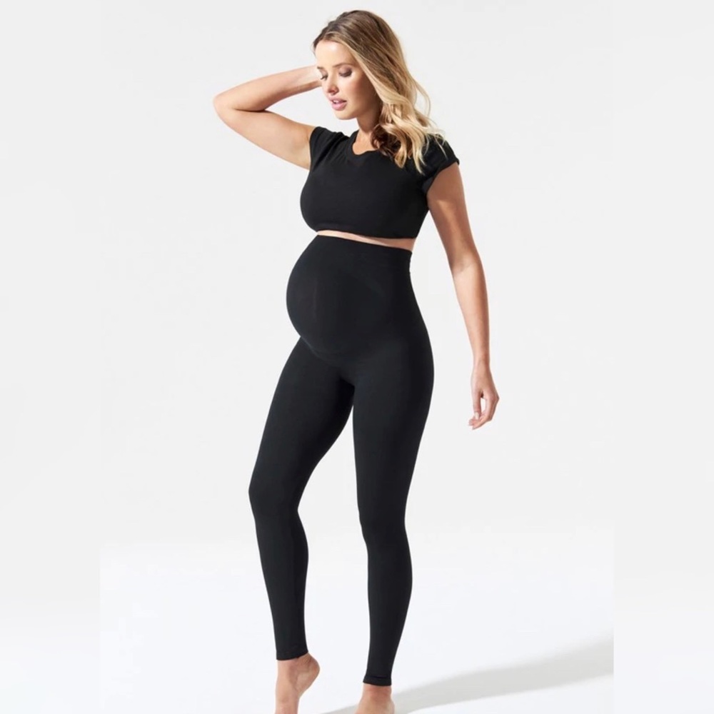 BLANQI Everyday Maternity Belly Support Leggings - Black